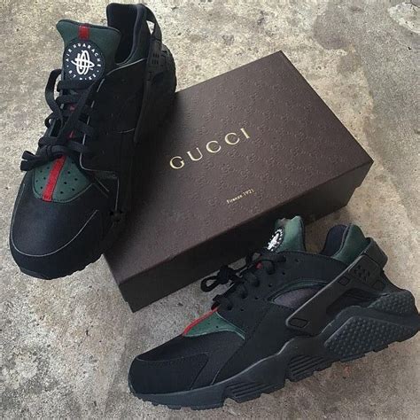 nike huarache collaborazione gucci|nike air huarache feet.